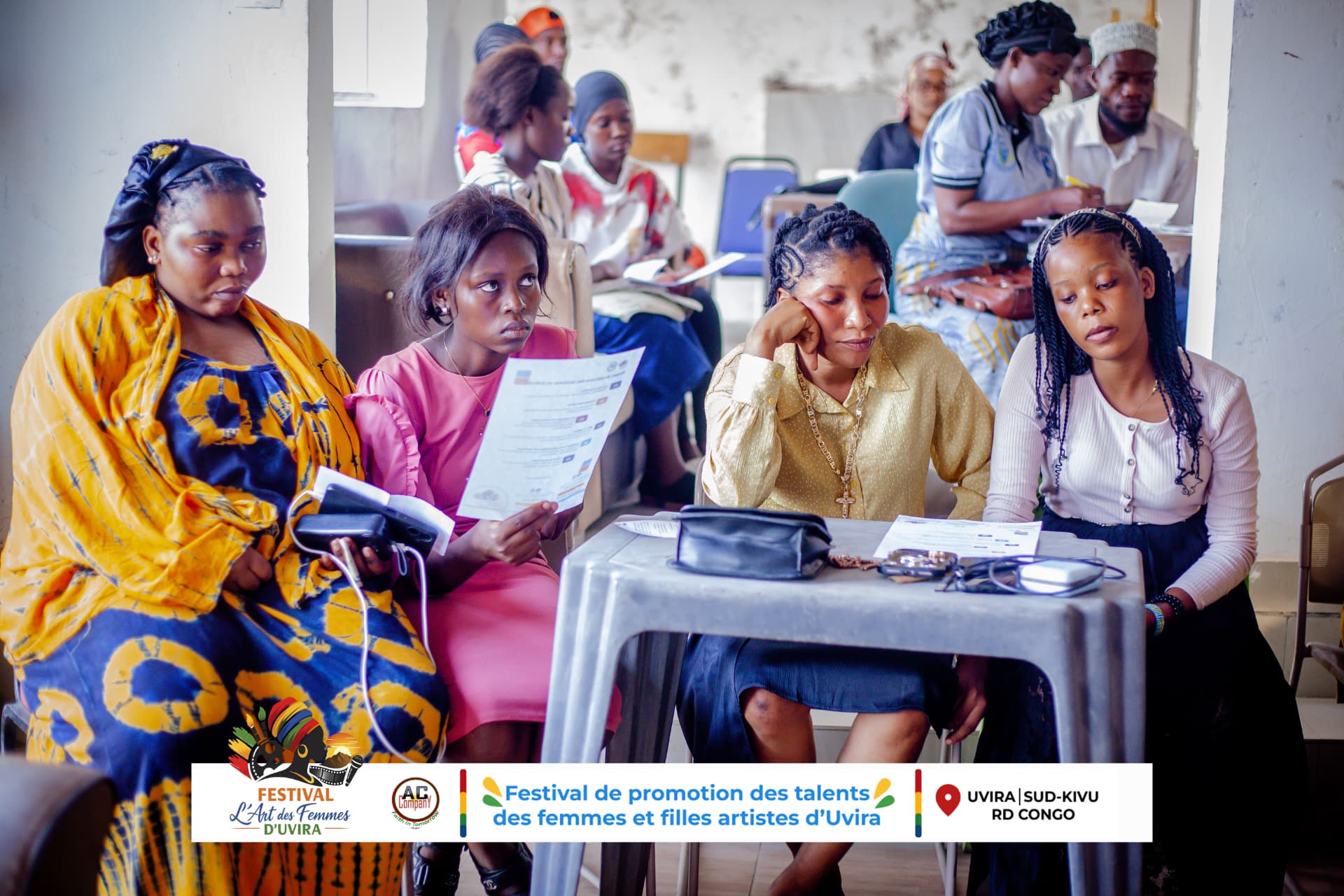 Sud-Kivu : le Festival L'Art des Femmes d'Uvira franchit une étape décisive avec la première rencontre des 73 artistes inscrites