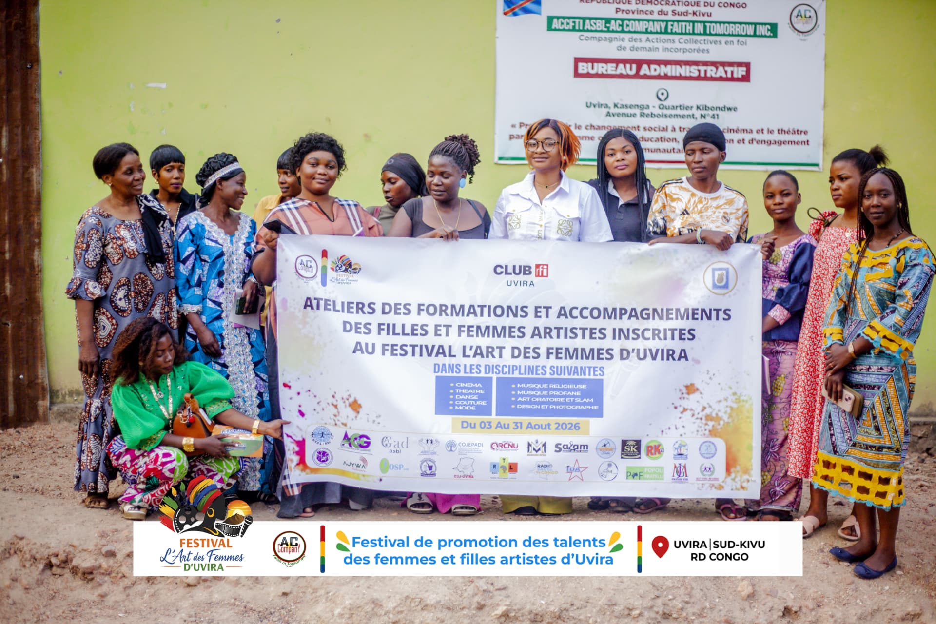 Lancement des ateliers de formation — Festival L'Art des Femmes d'Uvira