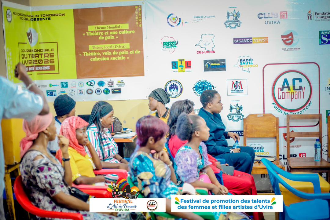 Lancement officiel : les femmes et filles artistes d'Uvira mobilisées autour du festival